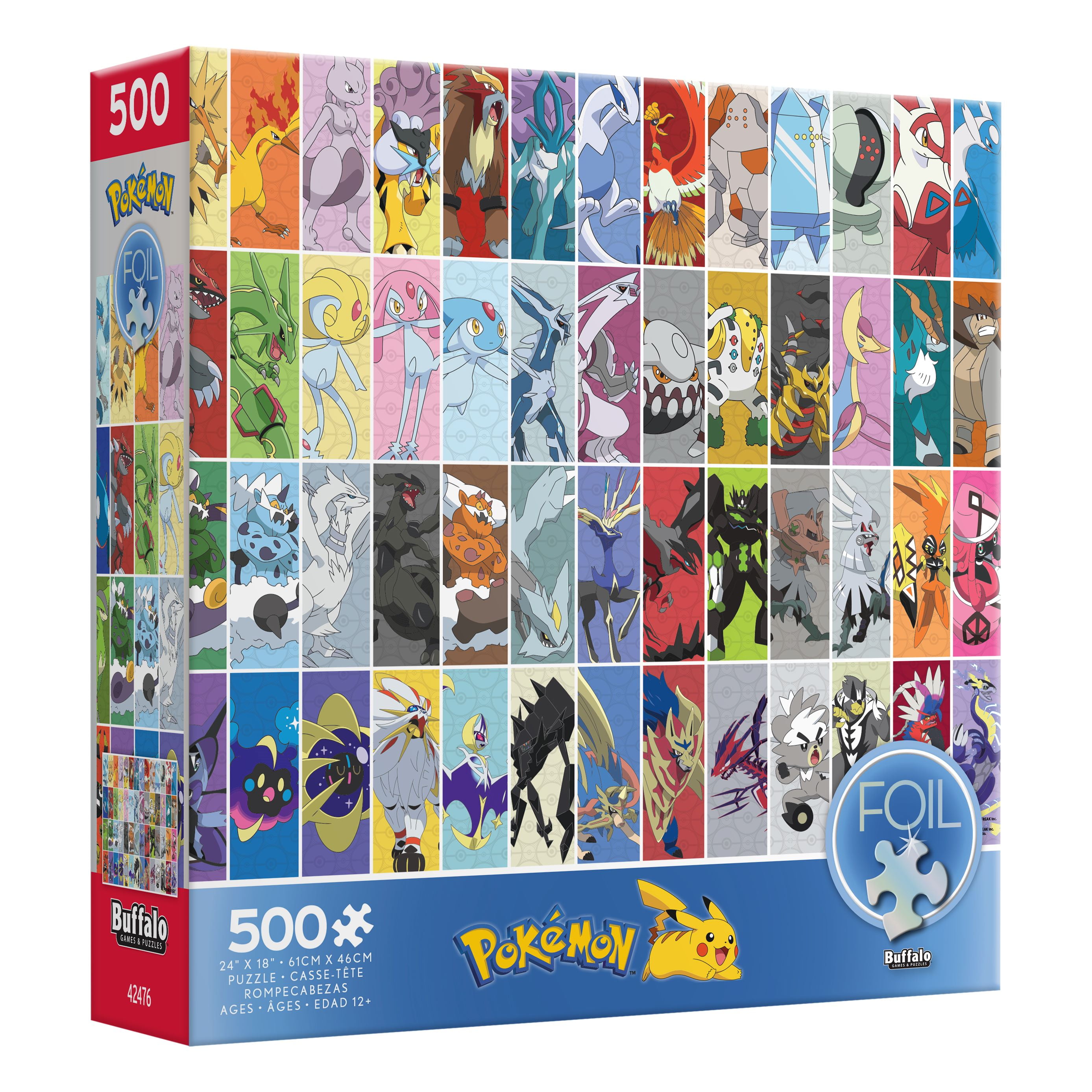 Ceaco Legendary (Pokemon) 500 Piece Interlocking Jigsaw Puzzle