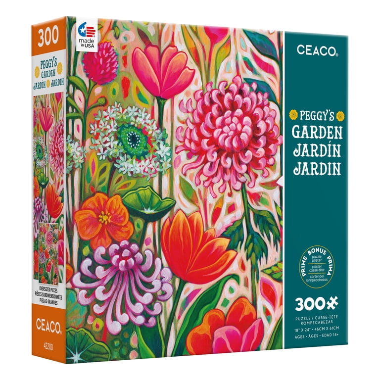 Ceaco Love Grows Here Peggy Davis 300 Piece Garden Puzzle