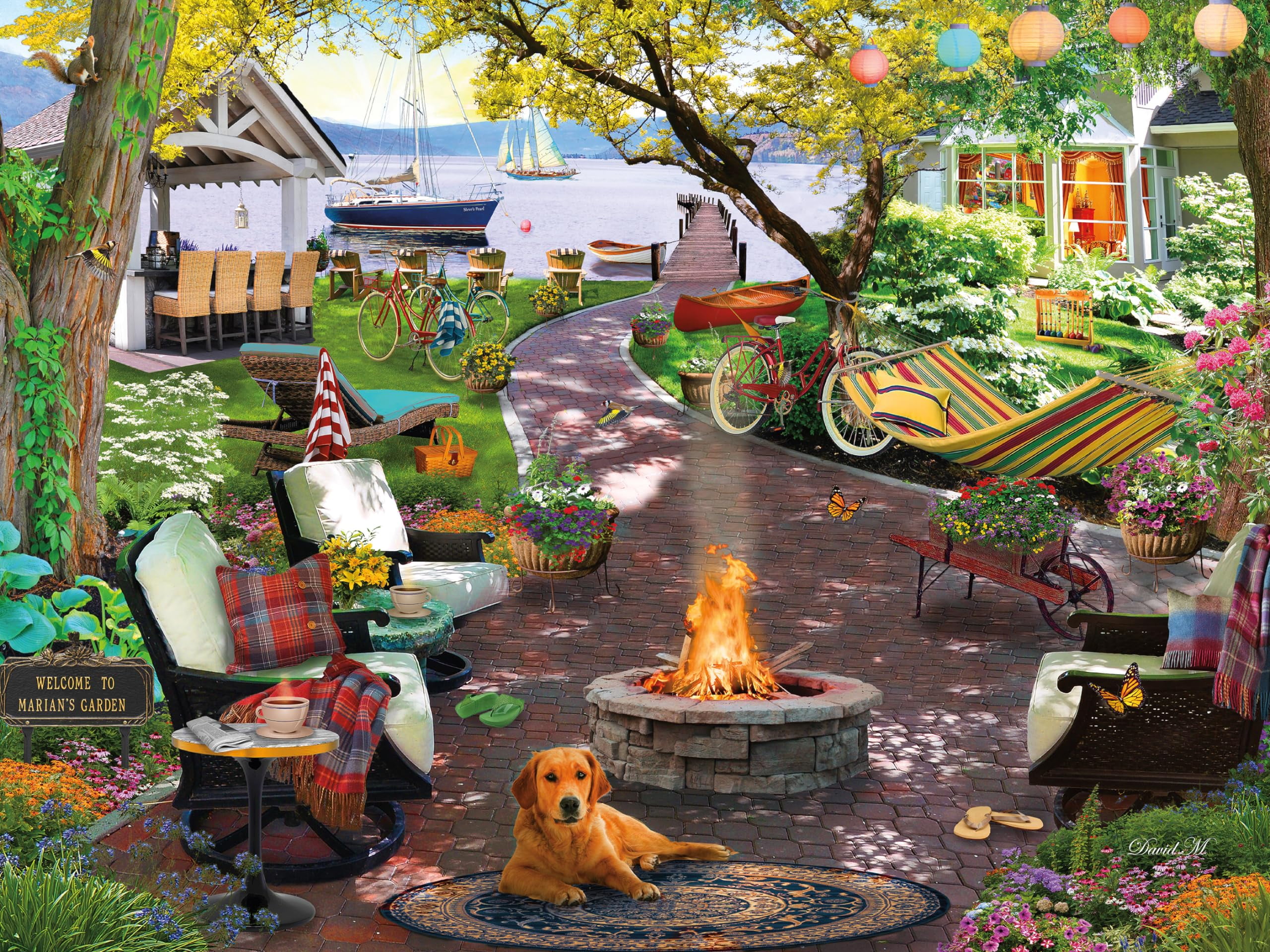 Ceaco Marian's Garden 500 Piece Interlocking Jigsaw Puzzle