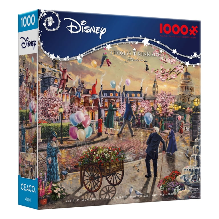 【新品・未開封】Disney メリー ポピンズ パズル &専用パネル Ceaco Disney Thomas Kinkade 1000 Piece Jigsaw Puzzle Mary Poppins