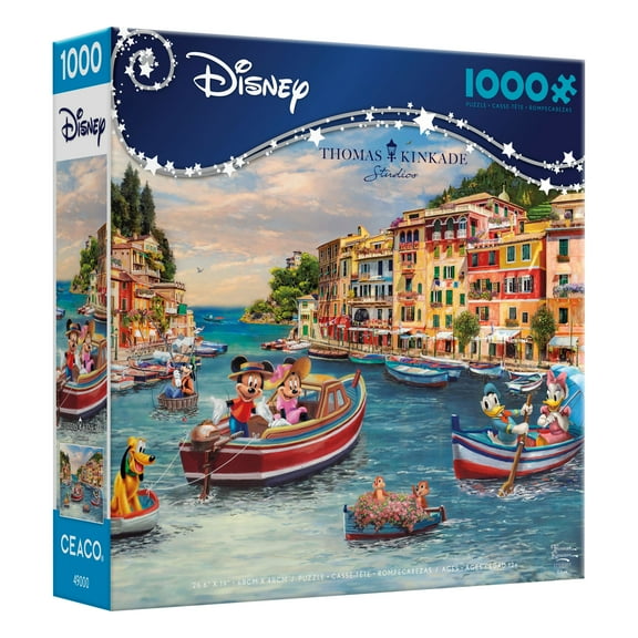 Ceaco Mickey and Minnie in Italy 1000 Piece Interlocking Jigsaw Puzzle