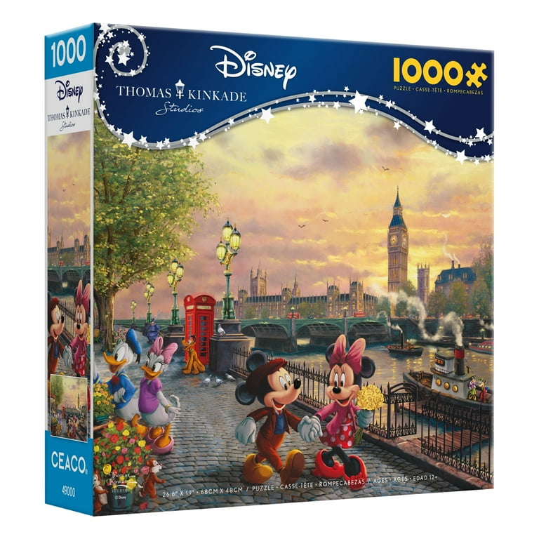 Ceaco Mickey and Minnie in London 100 Piece Interlocking Ceaco Mickey and Minnie in London 100 Piece Interlocking