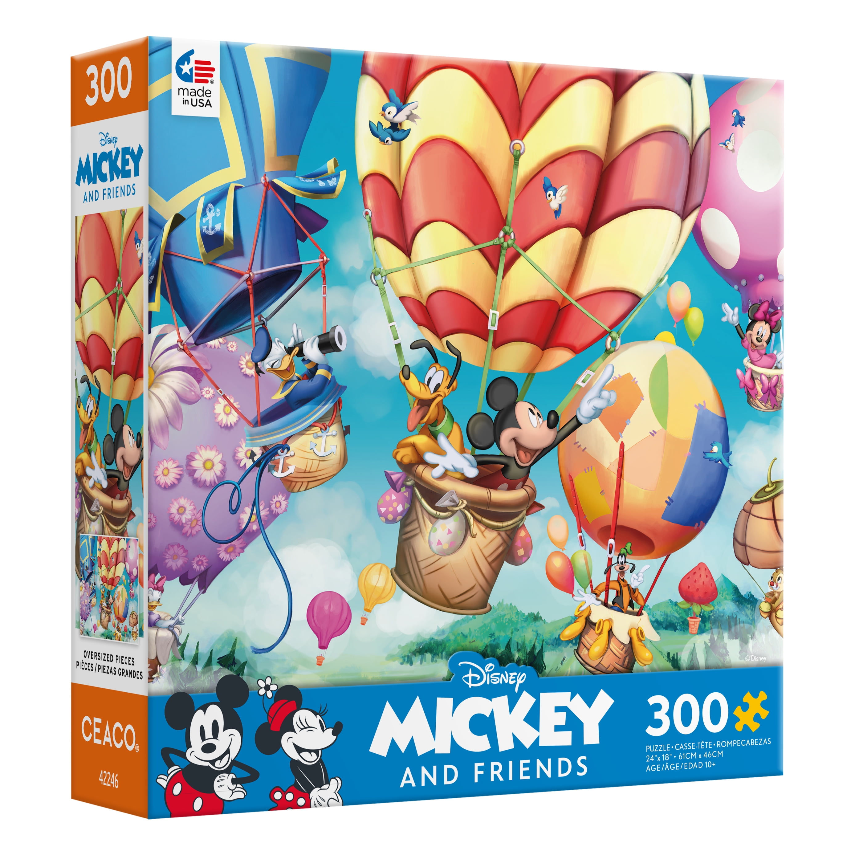 Ceaco Mickeys Air Balloon Howard Robinson 300 Piece Interlocking