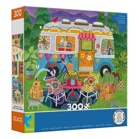 Ceaco - Happy Camper - Lake Camper - 300 Piece Jigsaw Puzzle