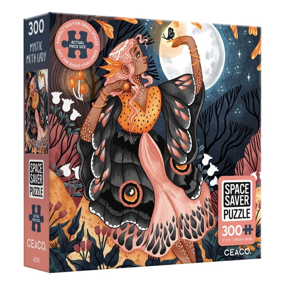 Ceaco Mystic Moth Lady (Kaja Kajfez) 300 Piece Interlocking Jigsaw Puzzle