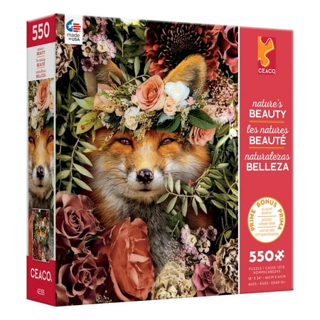 Ceaco - Nature's Beauty - Fox - 550 Piece Interlocking Jigsaw Puzzle