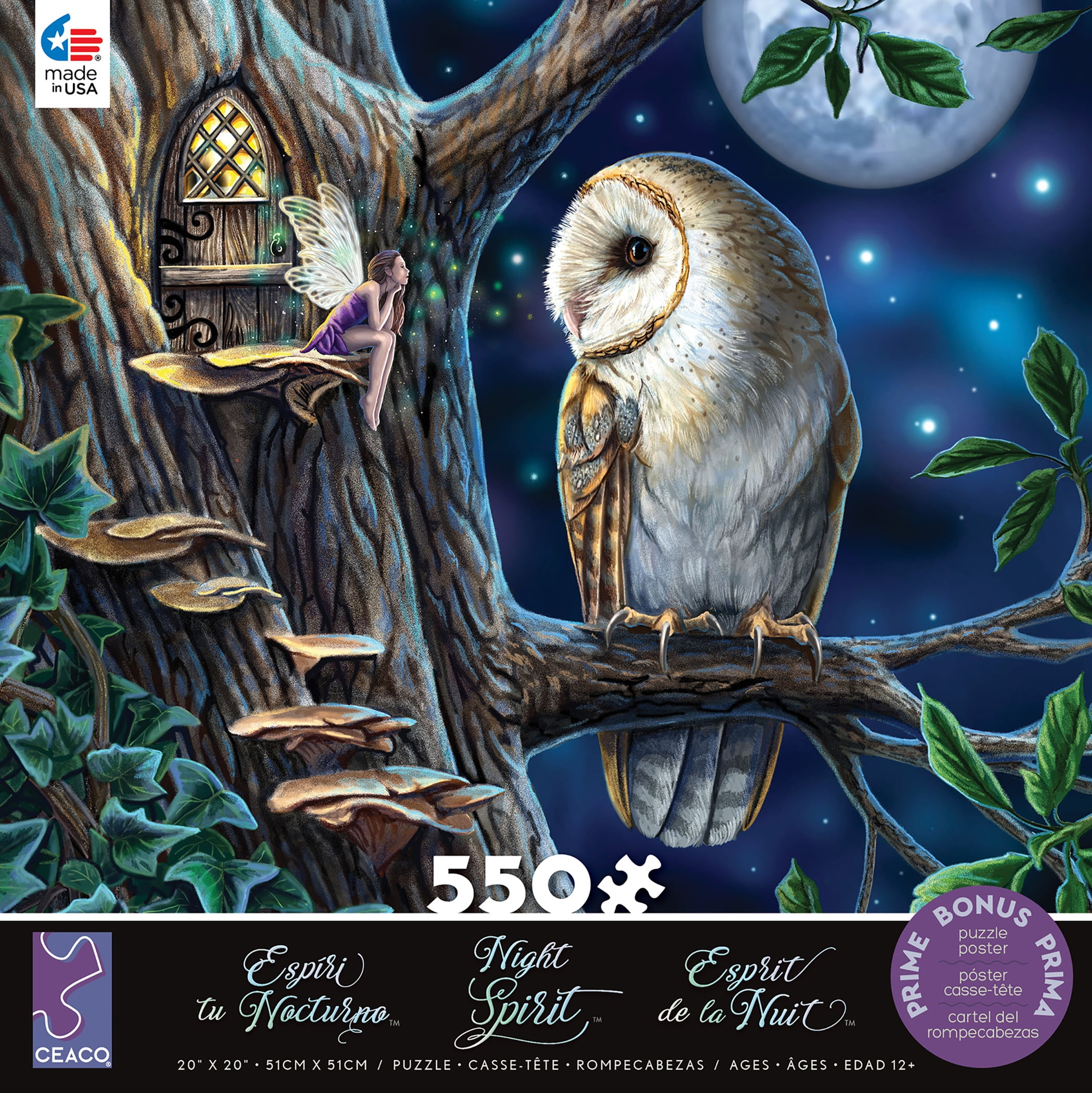 Ceaco - Night Spirit - Fairy Tales - 550 Piece Jigsaw Puzzle