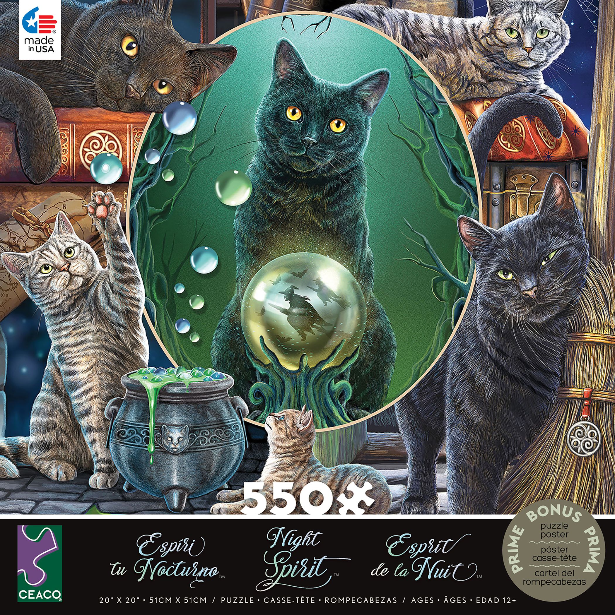 Ceaco - Night Spirit - Magical Montage - 550 Piece Jigsaw Puzzle