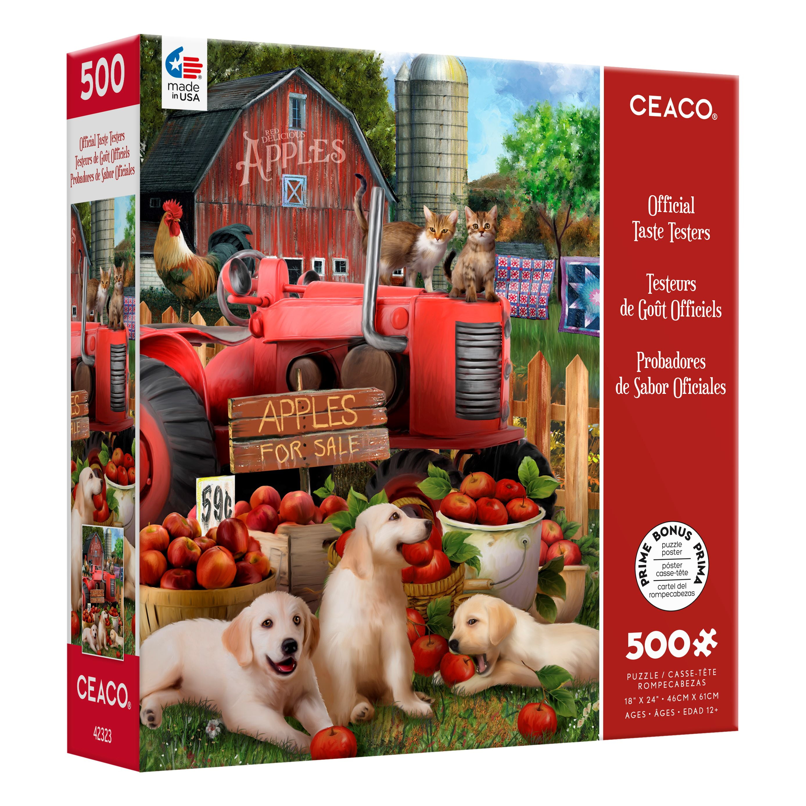 Ceaco Official Taste Testers Tom Wood 500 Piece Interlocking