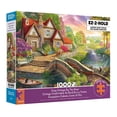 thumbnail image 1 of Ceaco - Oversized - Cozy Cottage by the River - 1000 Piece Interlocking Jigsaw Puzzle, 1 of 9