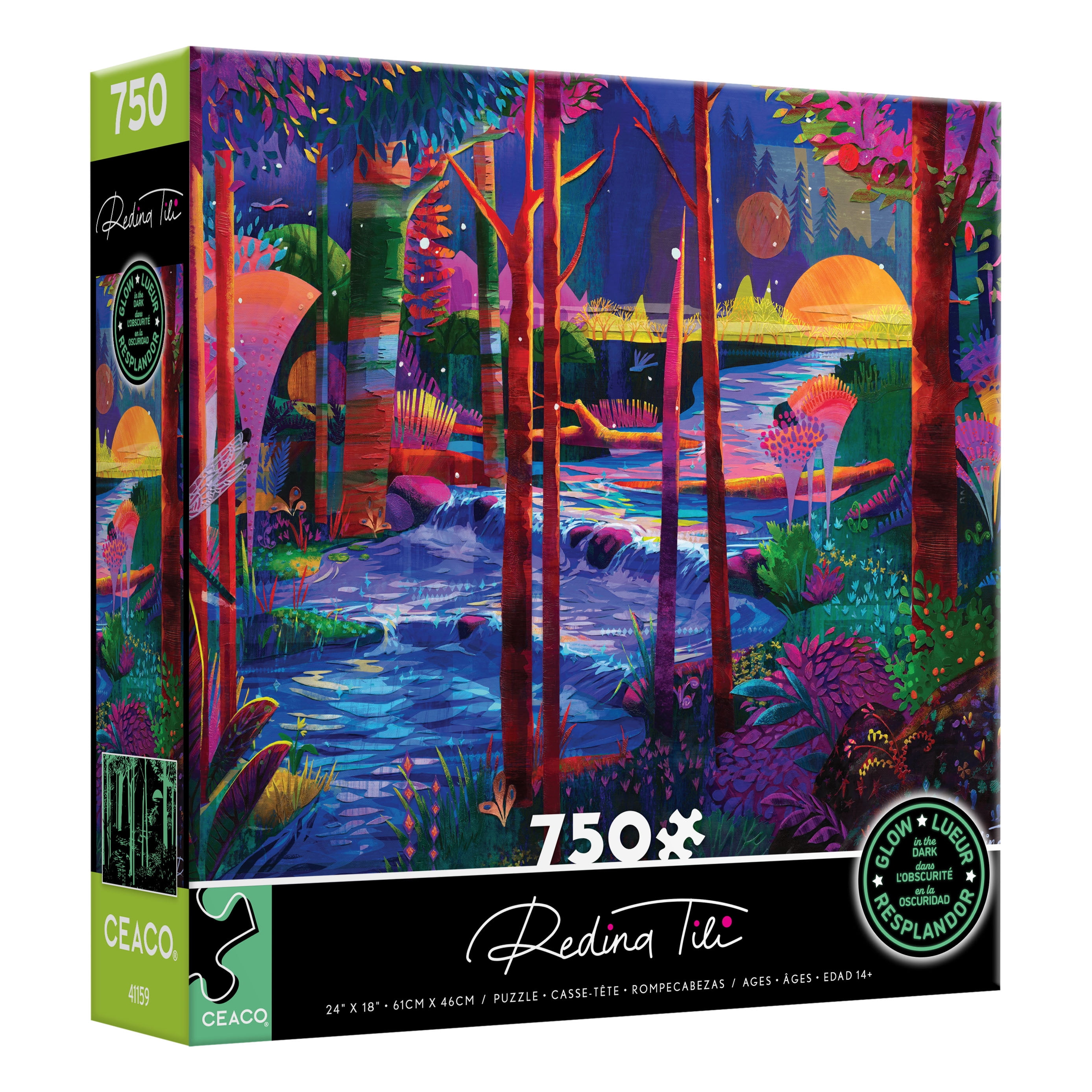 Ceaco Redina Tili Sleeping Giants 750-Piece Interlocking Jigsaw Puzzle for Children Ages 14+