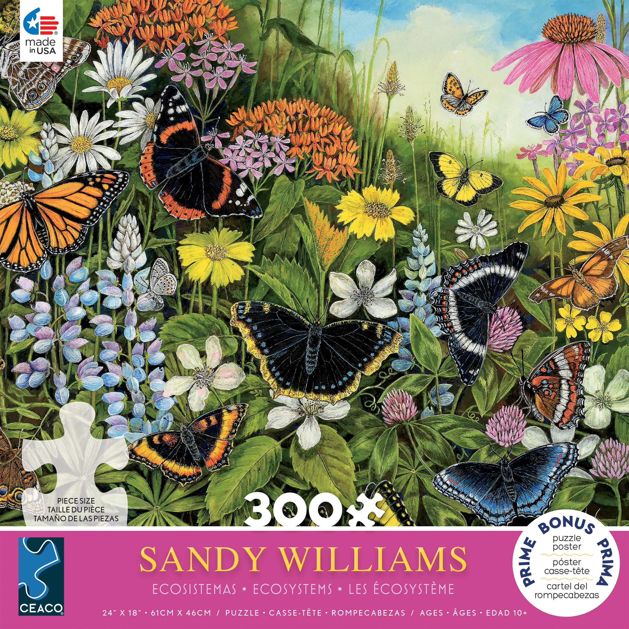 Ceaco - Sandy Williams - Butterfly Garden - 300 piece jigsaw
