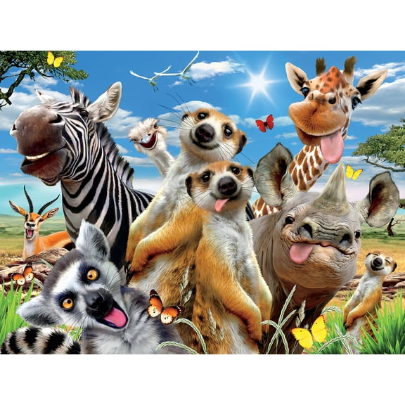 Ceaco - Selfies -African Sun - 550 Piece Jigsaw Puzzle