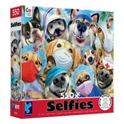 Ceaco - Selfies - Animals Masked Selfies - 550 Piece Interlocking Jigsaw Puzzle