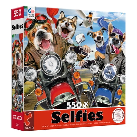 Ceaco - Selfies - Free as a Bird - 550 Piece Interlocking Jigsaw Puzzle