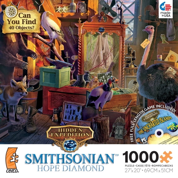 Ceaco Smithsonian Hope Diamond Puzzle, 1000 Piece