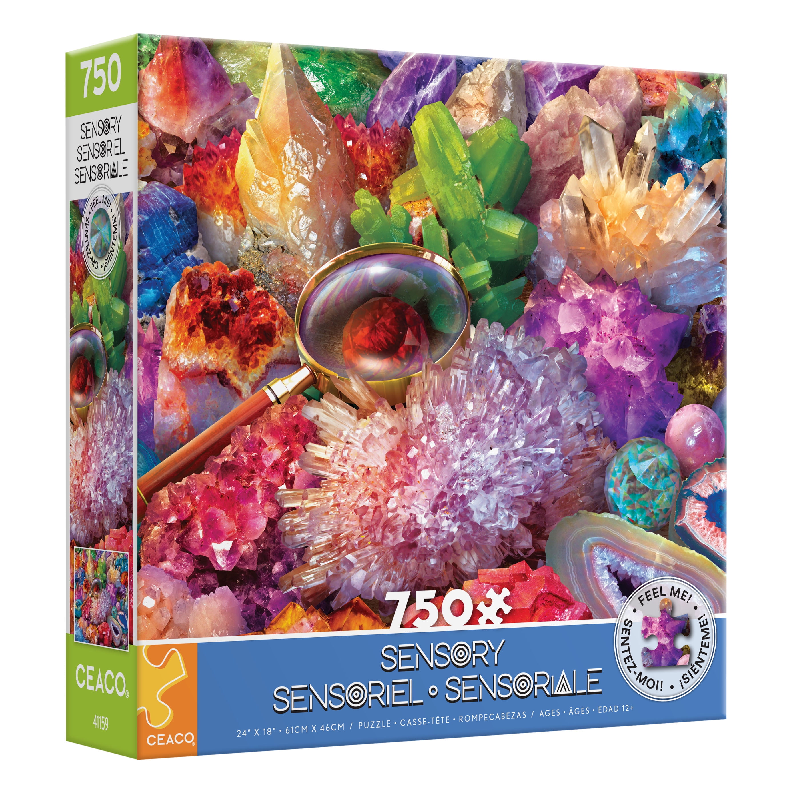 Ceaco Sparkling Minerals Texture (Eduard) 750 Piece Interlocking Jigsaw Puzzle