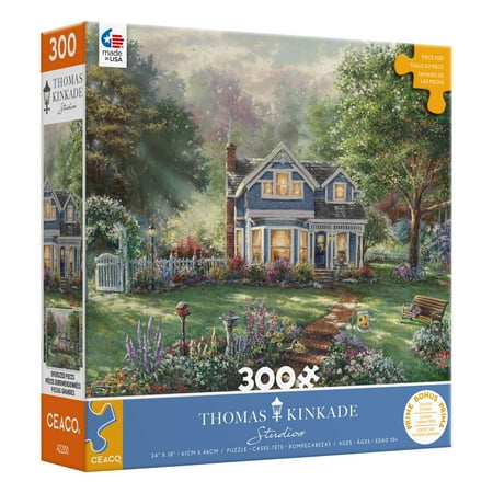 Ceaco - Thomas Kinkade - Springtime Memories - 300 Piece Interlocking Jigsaw Puzzle