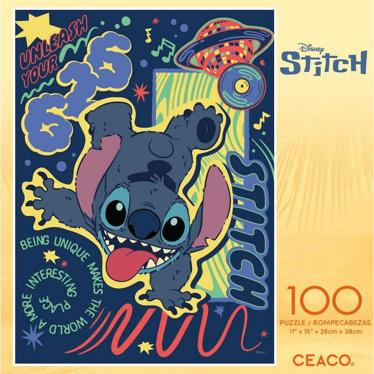 Ceaco Stich 100-Piece 15 x 11-Inch Interlocking Jigsaw Puzzle in