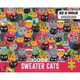 thumbnail image 1 of Ceaco Sweater Cats 1000 Piece Oversized Interlocking Jigsaw Puzzle, 1 of 5