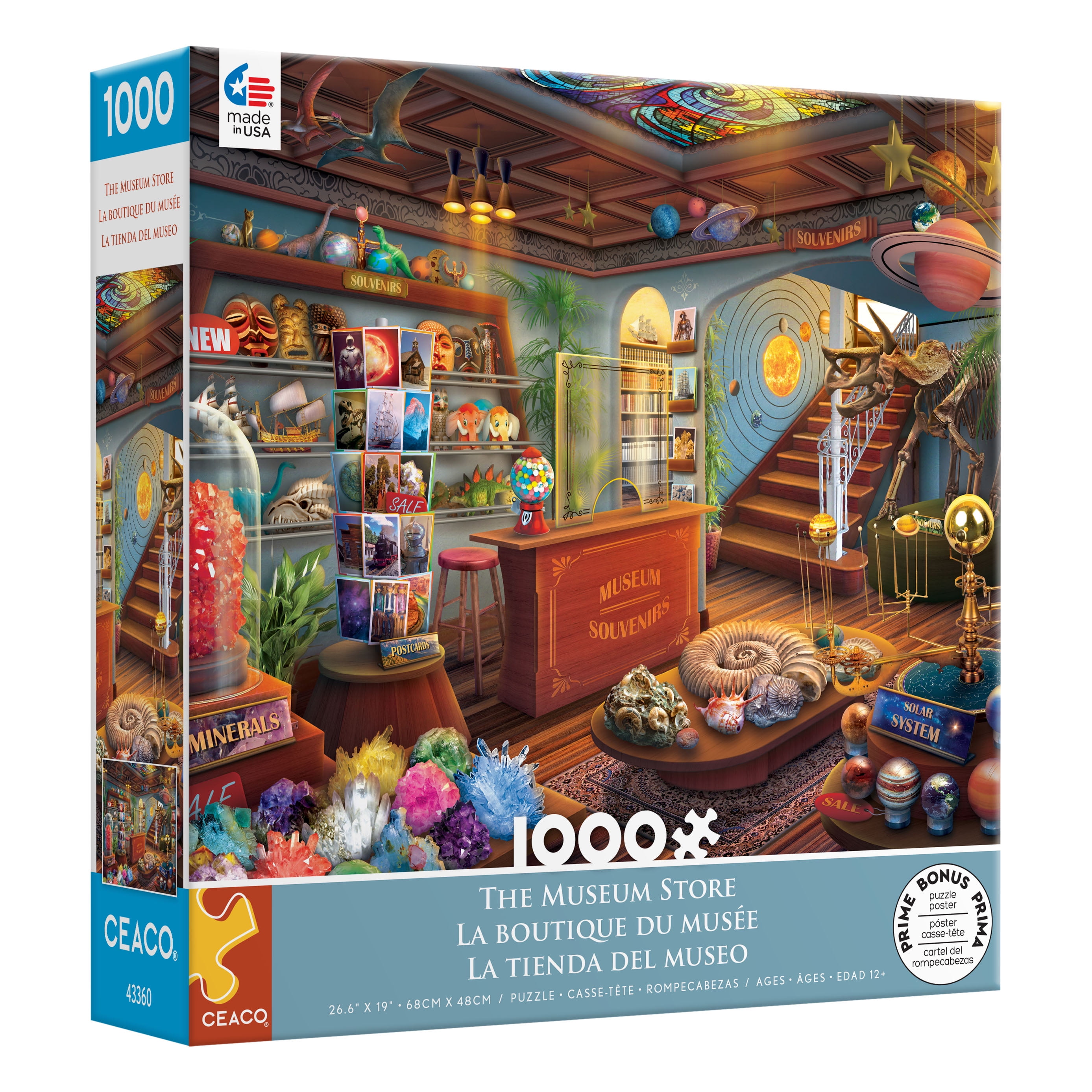Ceaco The Museum Store (Eduard) 1000 Piece Interlocking Jigsaw Puzzle ...