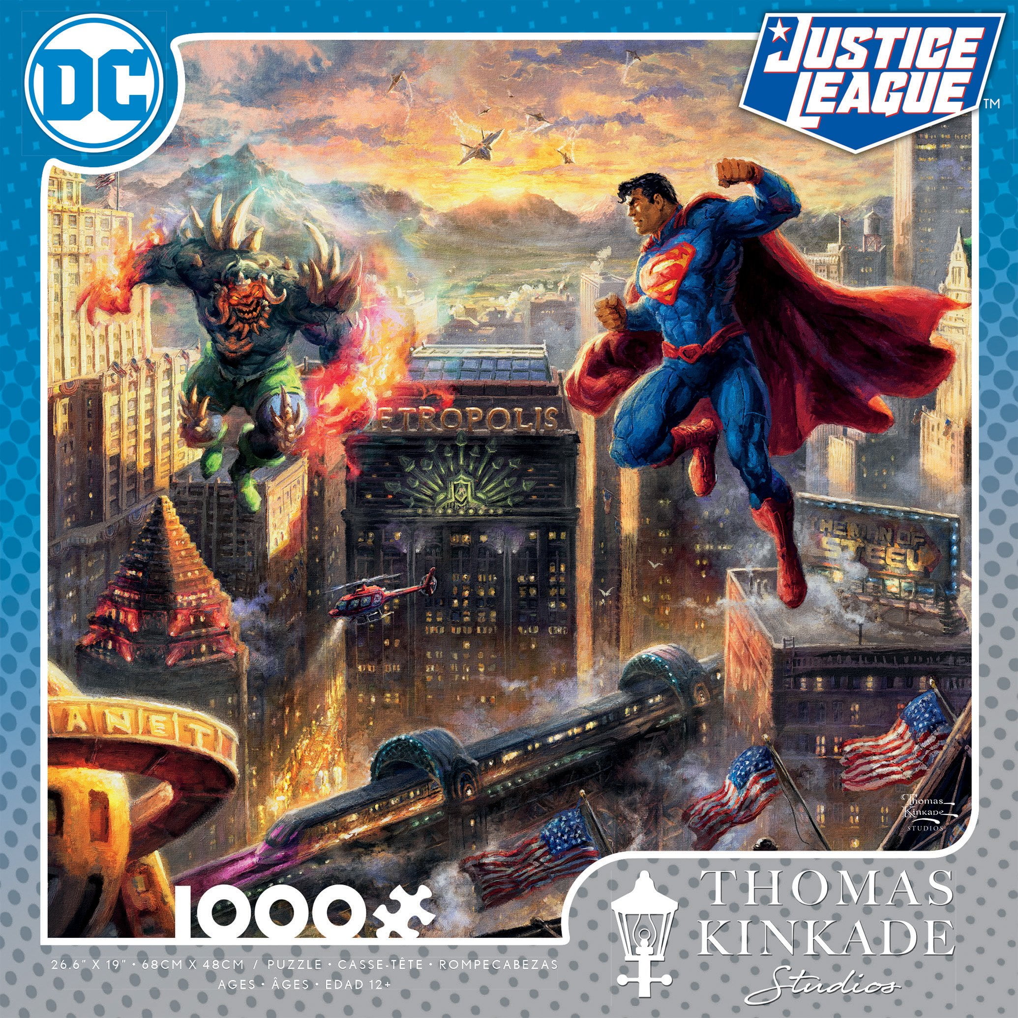 Ceaco - Thomas Kinkade - DC Comics - Superman Man of Steel - 1000