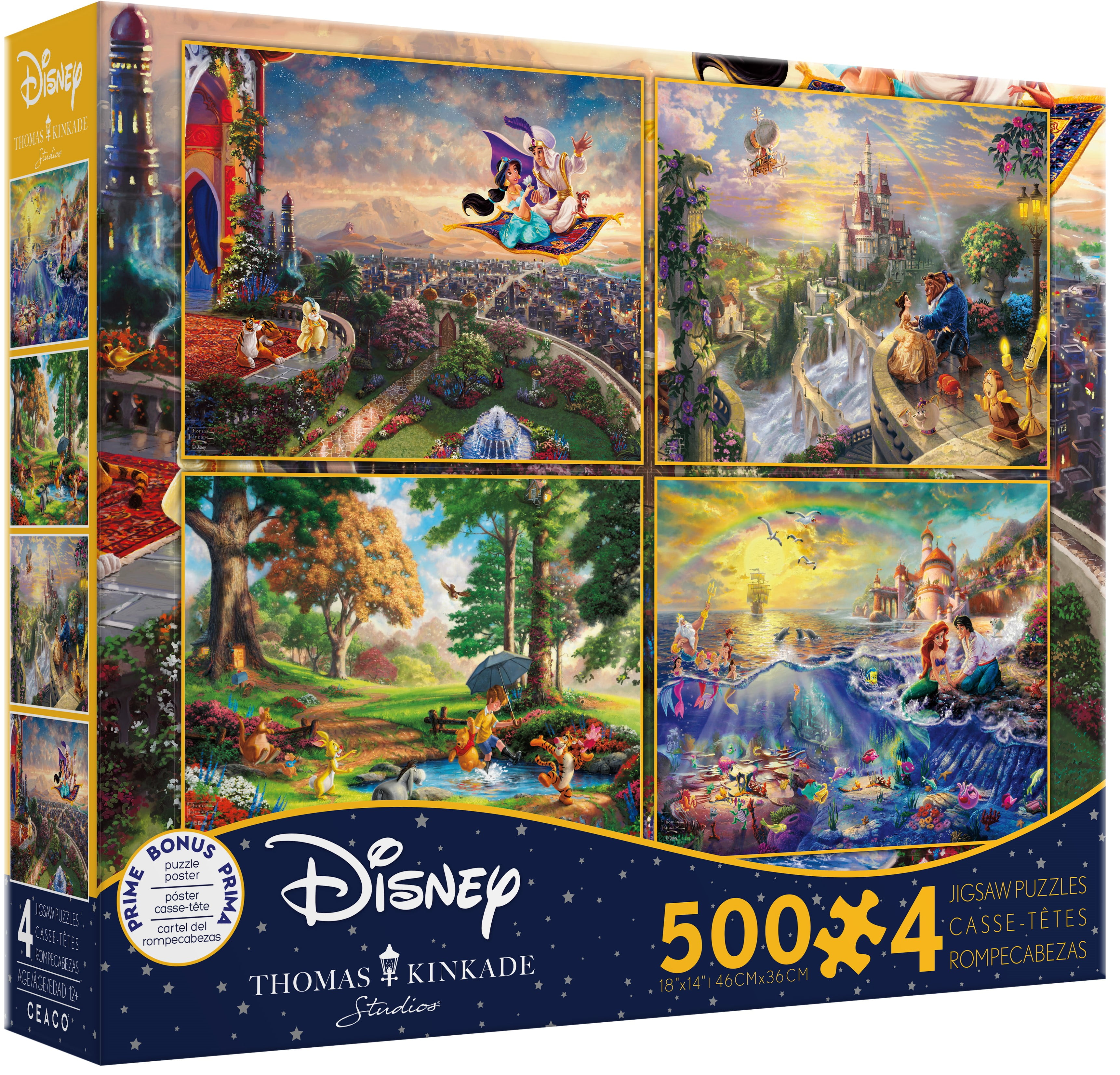 Disney Puzzle Set - Disney Storybook 4 Pack