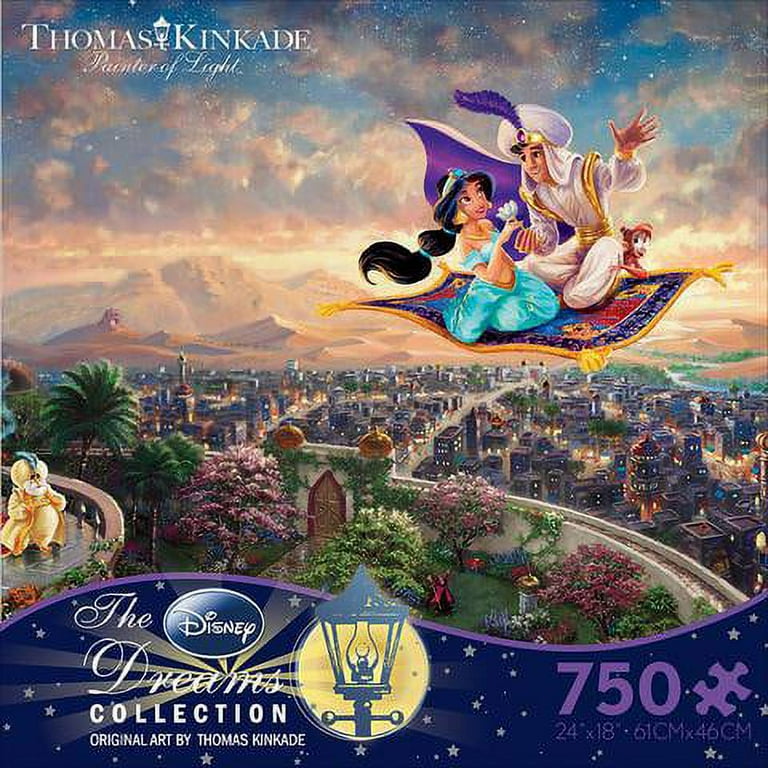 Ceaco - Thomas Kinkade - Disney - Aladdin - 750 Piece Jigsaw