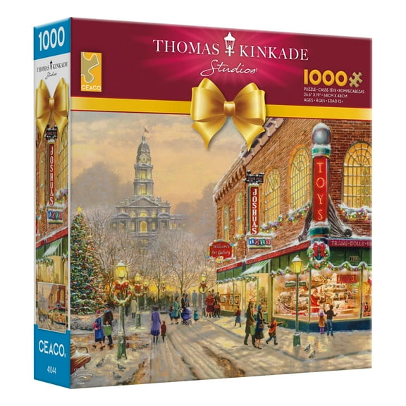 Ceaco - Thomas Kinkade - Disney Christmas - A Christmas Wish - 1000 Piece Jigsaw Puzzle