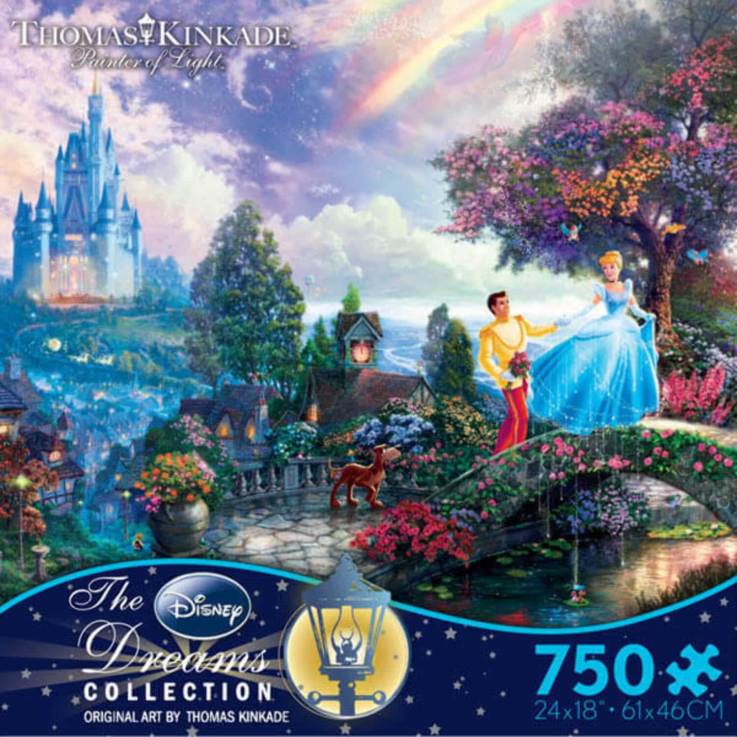 Thomas Kinkade 2 Disney Puzzles 750 pcs Each: Beauty & The