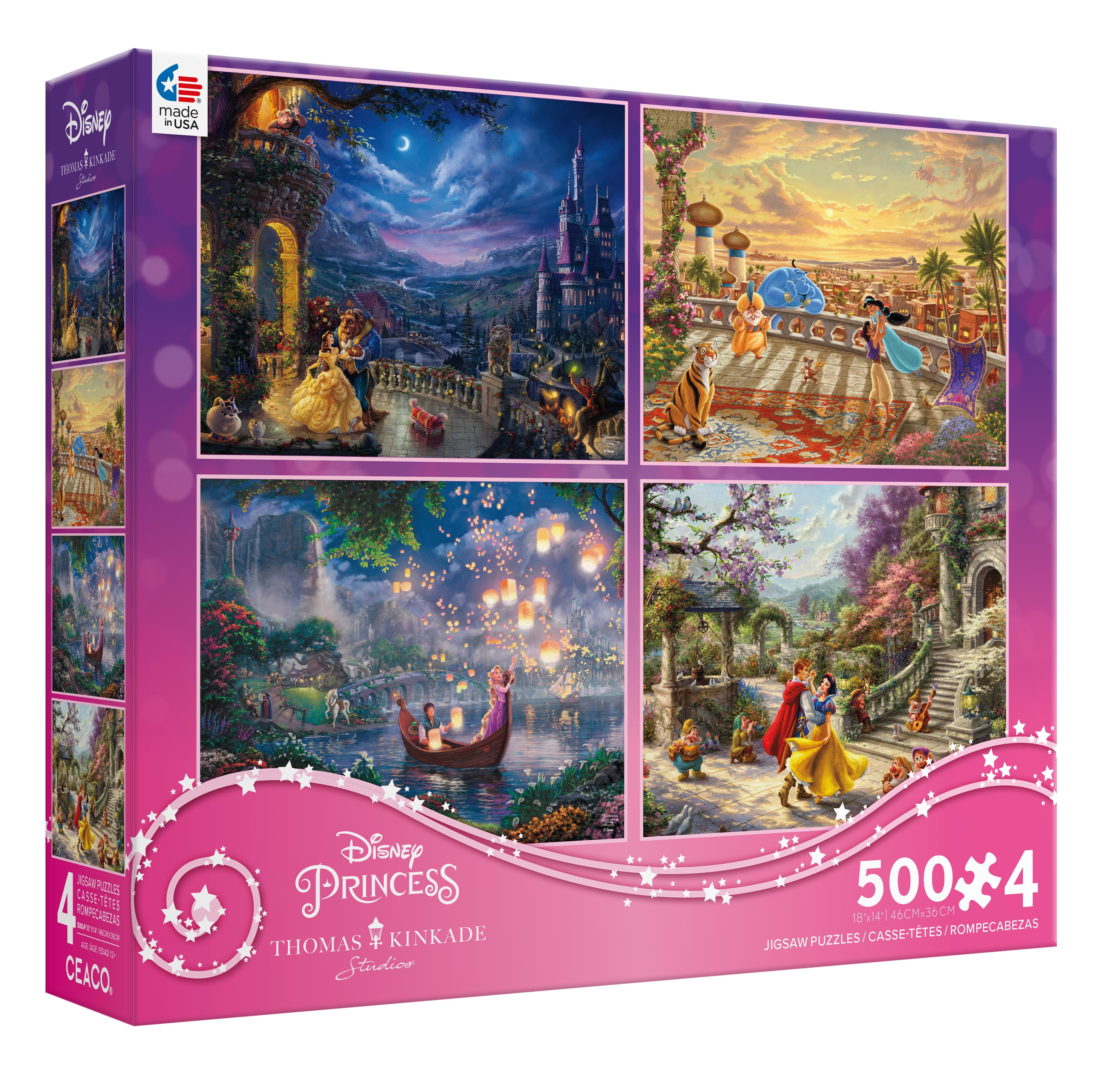 Thomas Kinkade Disney Jigsaw Puzzle - 4 Pack - 500 Pieces - No. 036672, 1 -  Harris Teeter