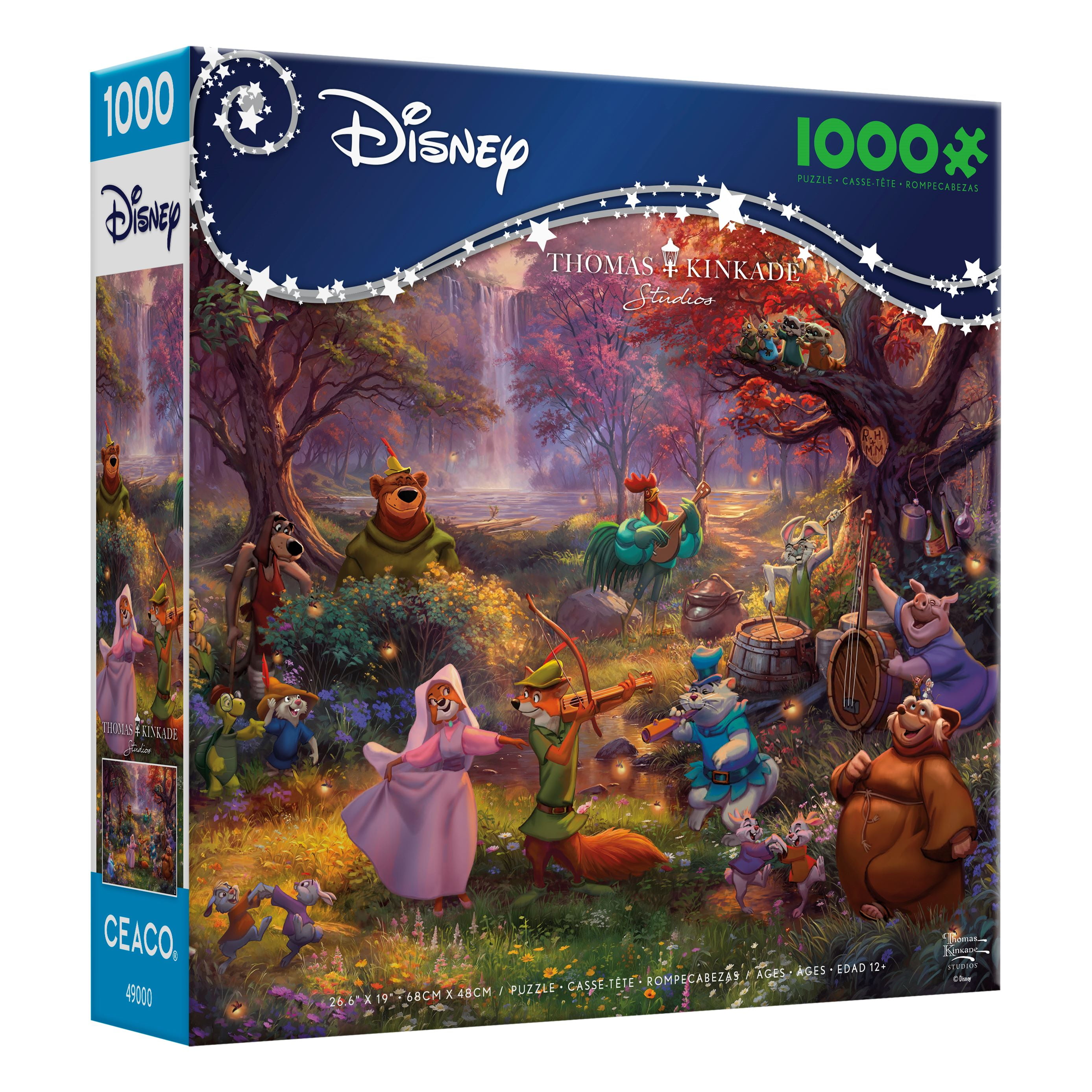 Ceaco Thomas Kinkade Disney Robin Hood 1000 Piece Interlocking