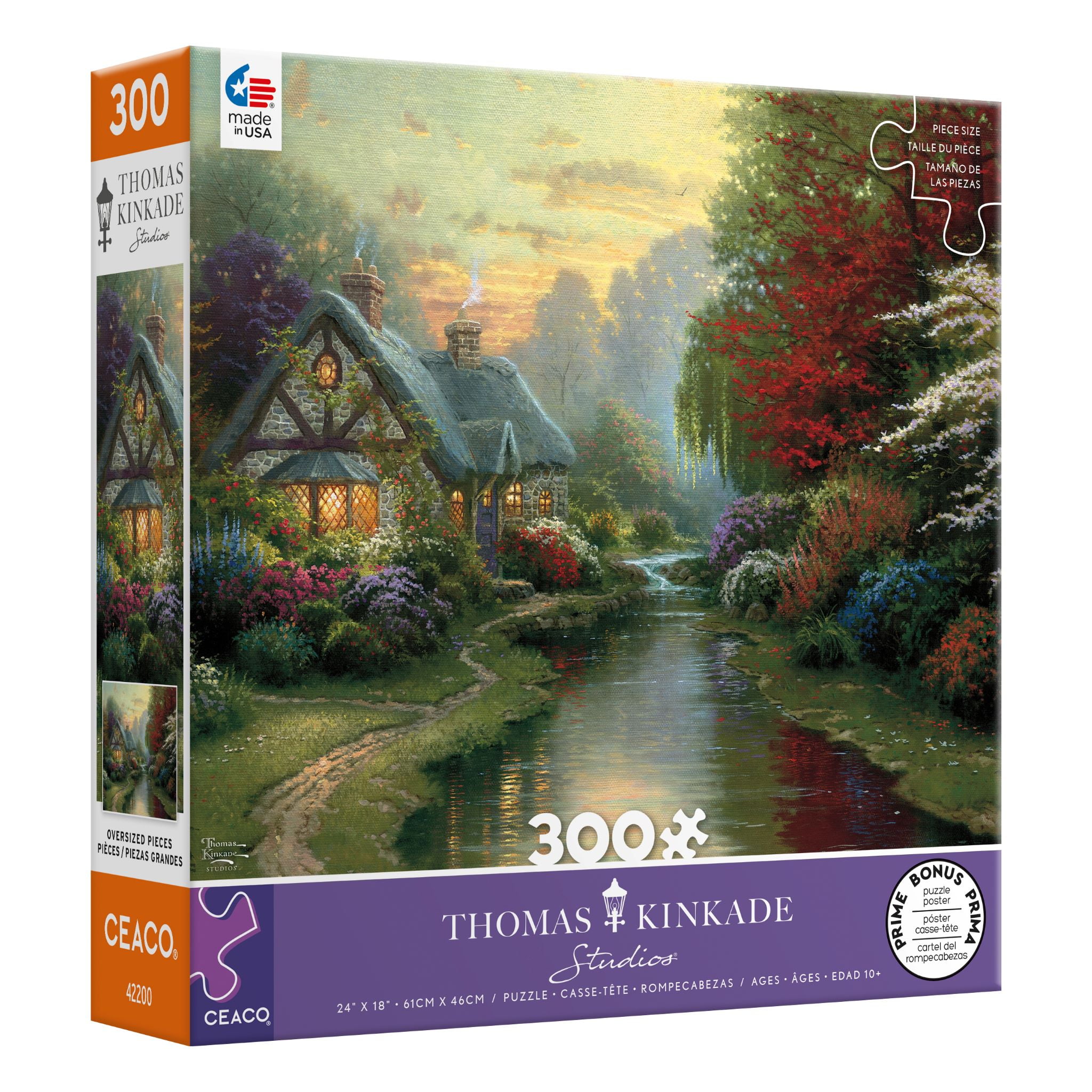 Ceaco Thomas Kinkade Inspirations A Quiet Evening 300 Piece Jigsaw