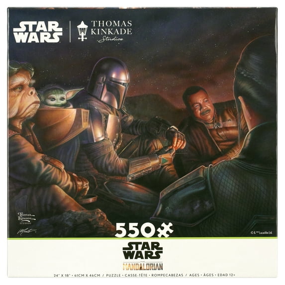 Ceaco - Thomas Kinkade - Mandalorian - An Uneasy Alliance - 550 Piece Interlocking Jigsaw Puzzle
