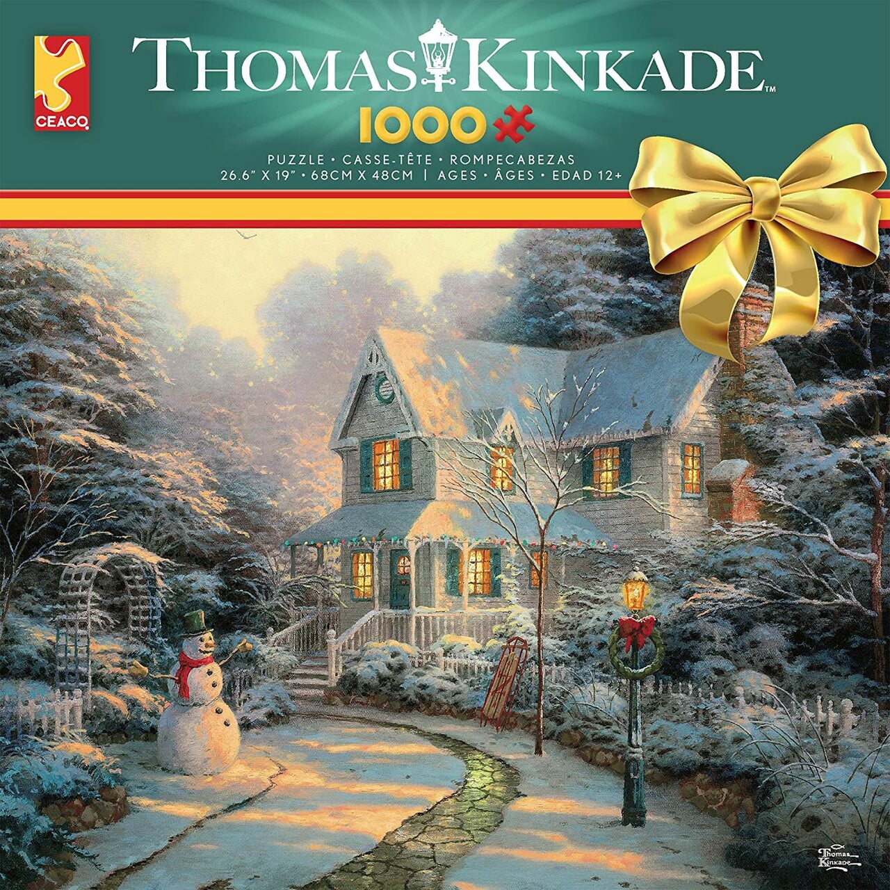 Ceaco Thomas Kinkade Night Before Christmas Puzzle, 1000 Piece