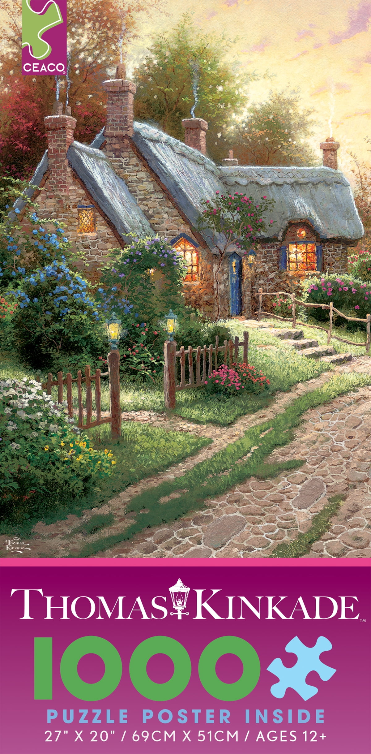Ceaco - Thomas Kinkade - Peaceful - 1000 Piece Jigsaw Puzzle - Walmart.com