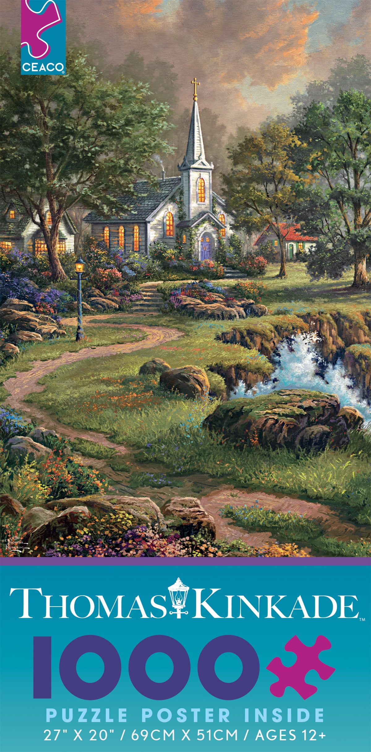 CEACO - THOMAS KINKADE - SEASIDE HAVEN - 1000 PIECE JIGSAW PUZZLE ...