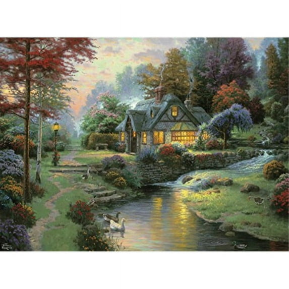 Ceaco Thomas Kinkade - Stillwater Cottage, 1000Piece Puzzle