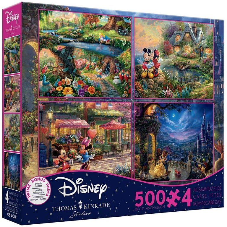 DLR/WDW - Disney Classics Storybook Puzzle Set of 4 (500-Piece Each Se —  USShoppingSOS