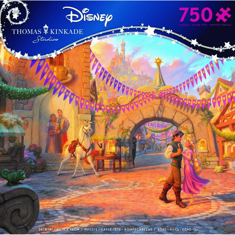 Tangled Puzzle (Thomas Kinkade Disney Collection) 750 Piece