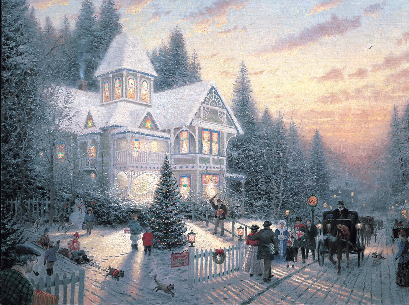 Ceaco Thomas Kinkade Victorian Christmas Puzzle