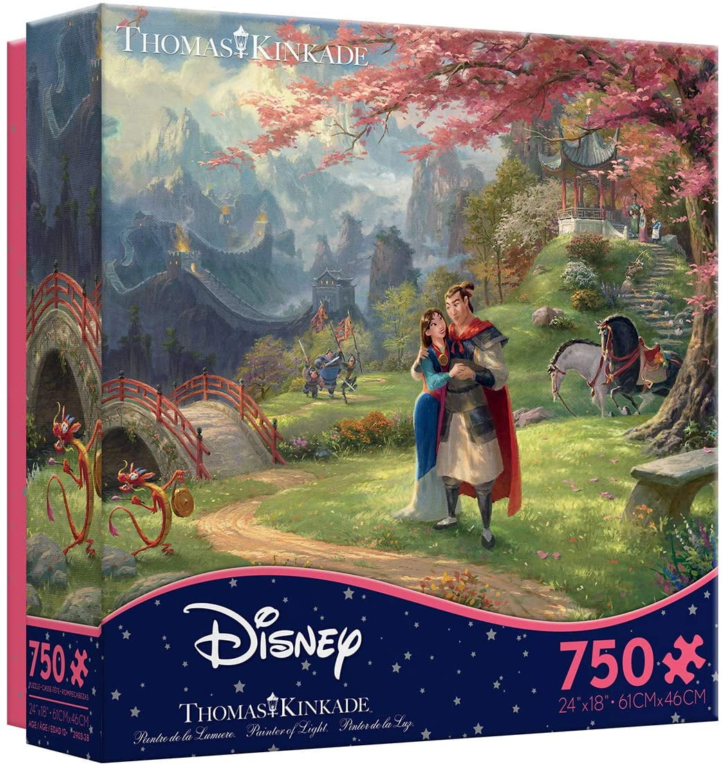 Ceaco - Thomas Kinkade - the Disney Collection - Mulan - 750 Piece Jigsaw Puzzle