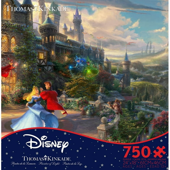 Ceaco - Thomas Kinkade - the Disney Collection - Sleeping Beauty Enchanting - 750 Piece Jigsaw Puzzle