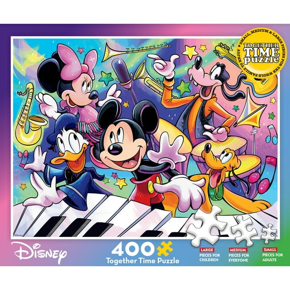 Ceaco - Together Time - Disney - Fab Five Music Concert - 400 Piece Jigsaw Puzzle
