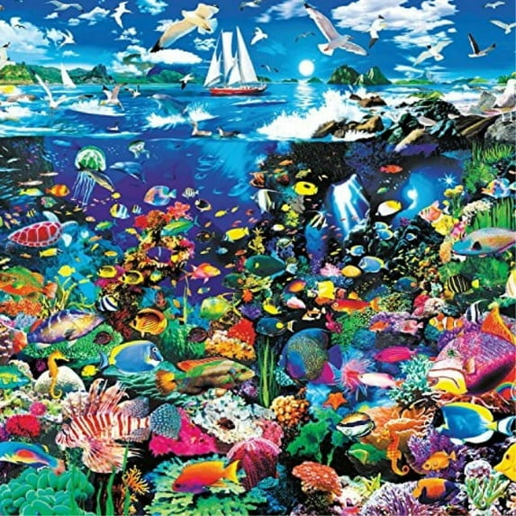 Ceaco Tropical Lagoon Puzzle, 550 Piece