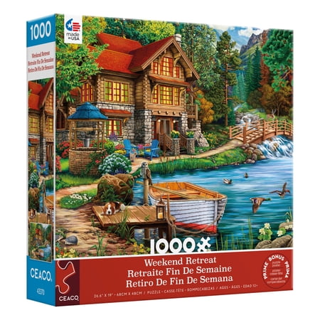 Ceaco Weekend Retreat Jigsaw Puzzles, Chipboard, 1000 Count