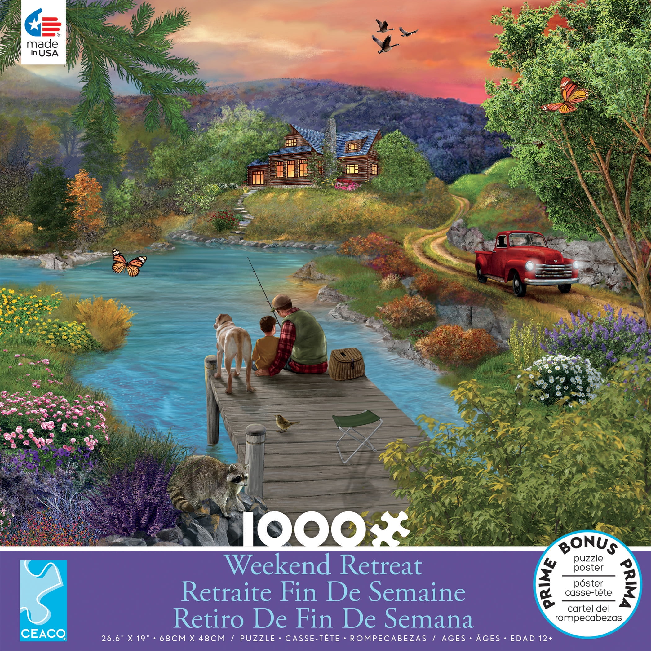 Ceaco - Weekend Retreat - Sunset Memories - 1000 piece Jigsaw Puzzle ...