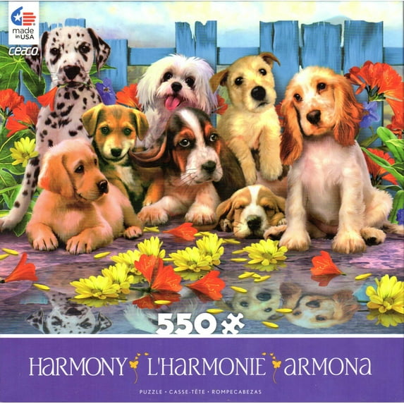 Ceaco Who Dunnit Puppies Puzzle, 550 Piece