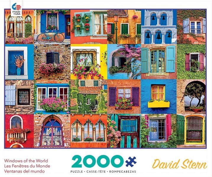 Ceaco Windows of The World 2000 Piece Puzzle by David Stern