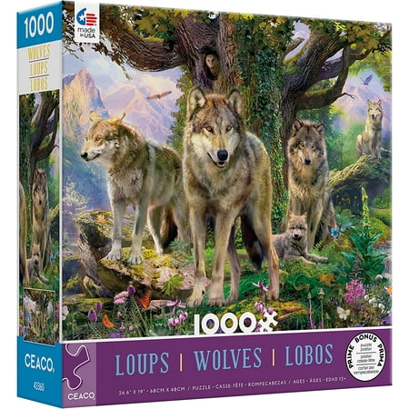 Ceaco - Wolves - Pack of Wolves - 1000 Piece Jigsaw Puzzle